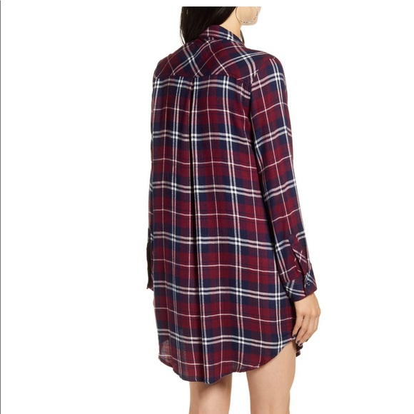 Rails Bianca Shirtdress. Flannel. Like new. - Picture 4 of 6